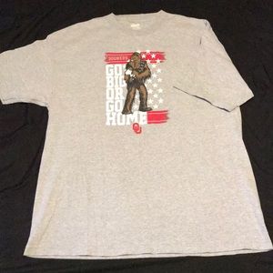 Chewbacca Oklahoma Sooners T-Shirt